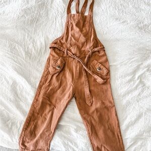 ZARA girls overalls jumper (2-3 years, orange)